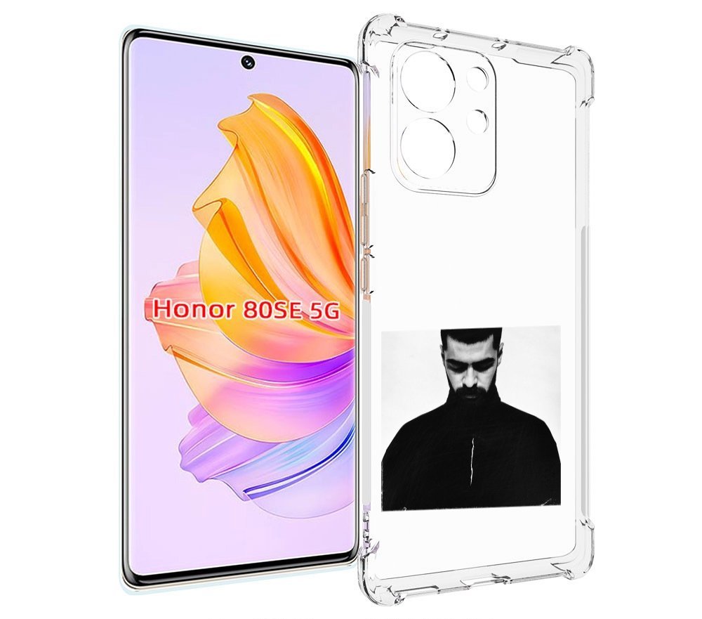 

Чехол MyPads Buster Keaton Miyagi мужской для Honor 80 SE, Прозрачный, Tocco