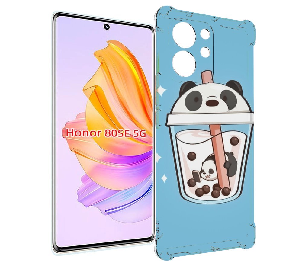 

Чехол MyPads Bubble tea для Honor 80 SE, Прозрачный, Tocco