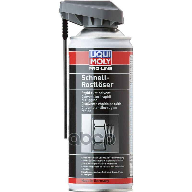 

Растворитель Ржавчины Liquimoly Pro-Line Schnell-Rostloser 400 Мл Liqui moly арт. 7390, Прозрачный