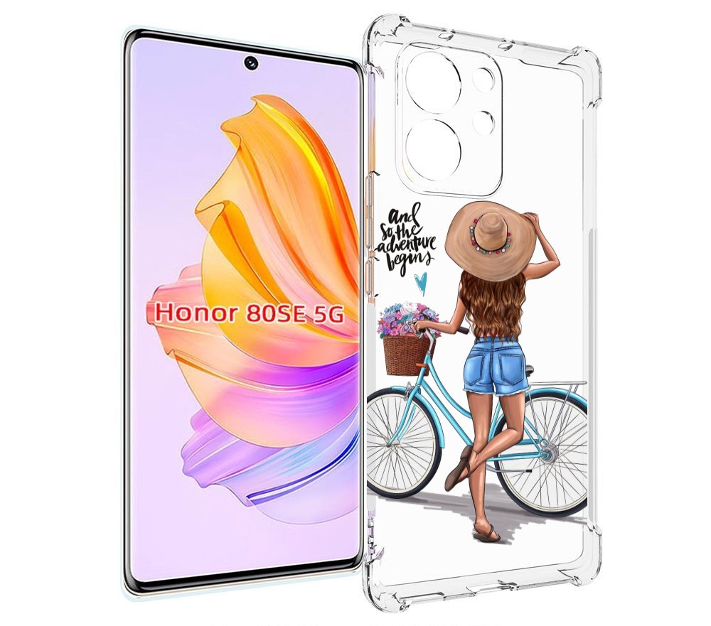 

Чехол MyPads Adventure женский для Honor 80 SE, Прозрачный, Tocco