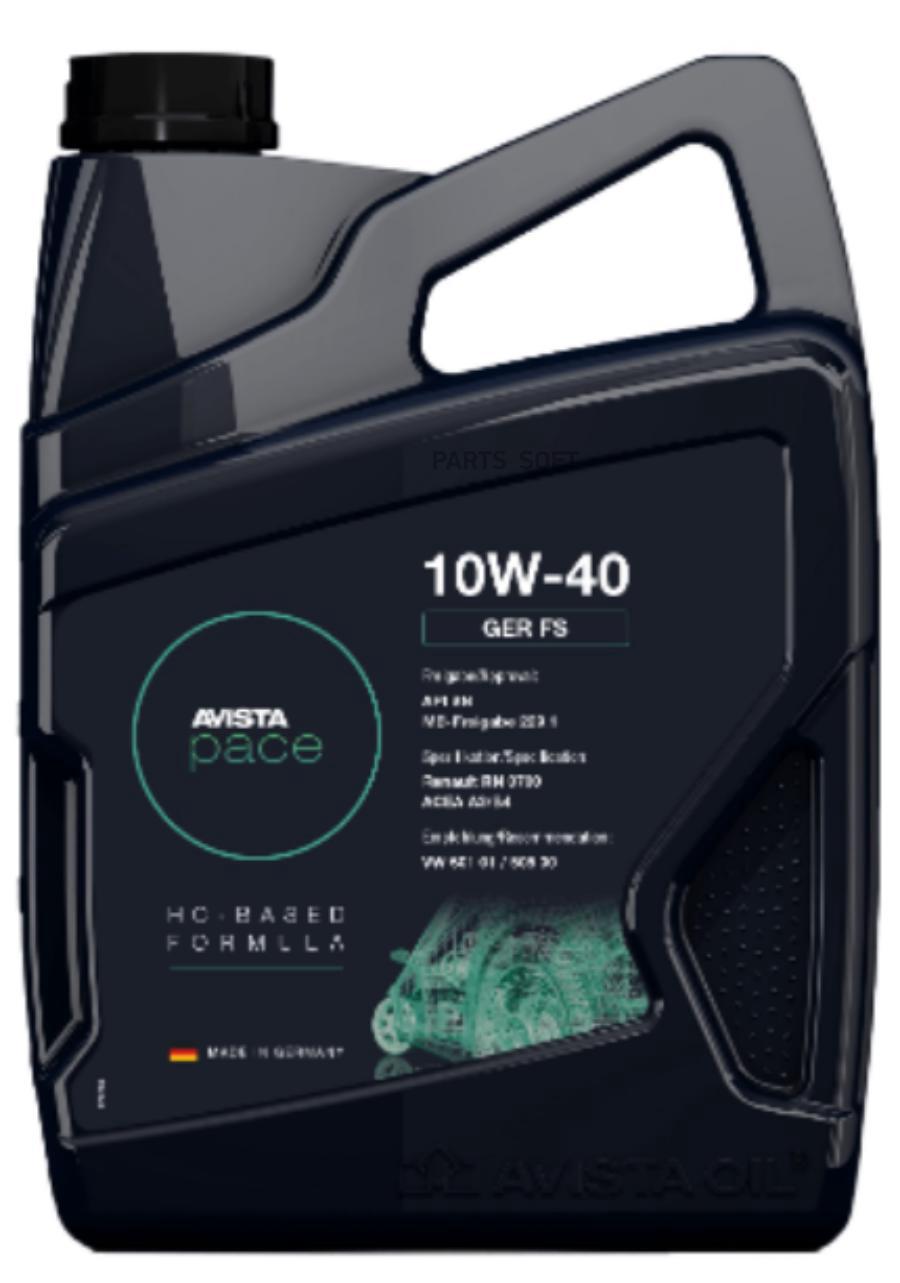 

152318 Pace Ger Fs Sae 10W-40 4Л, Масло Моторное Т.М. Avista Avista 152318