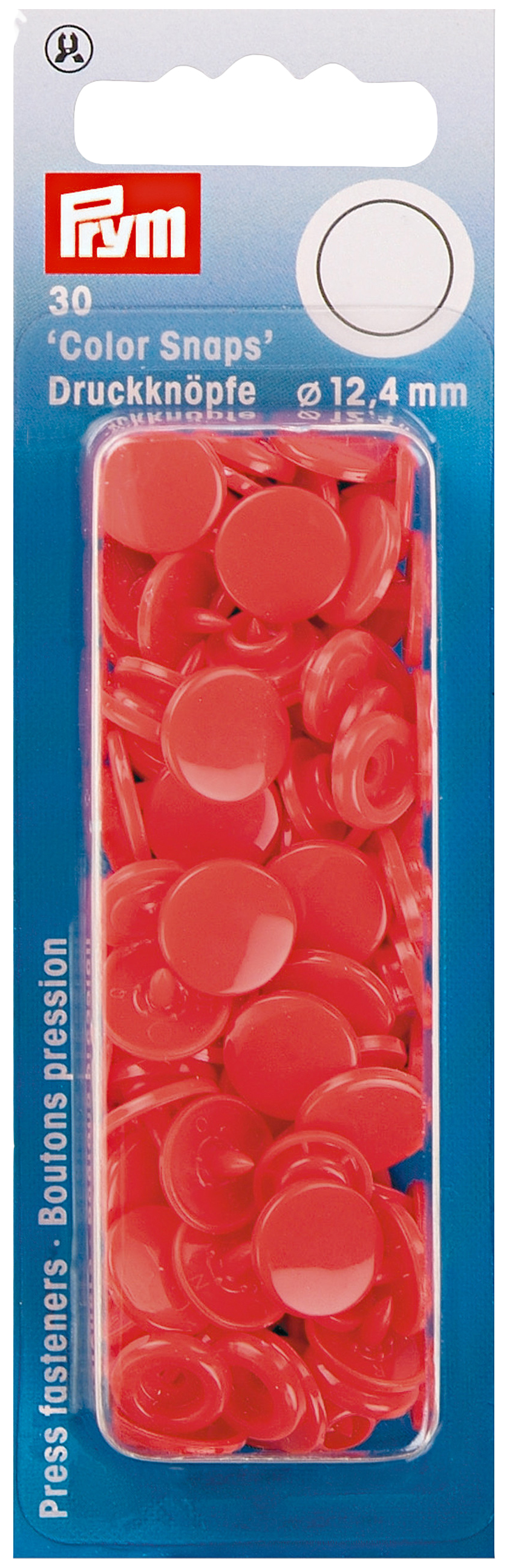 

Кнопка Prym 393101 Color Snaps, диаметр 12,4 мм, светло-красный, 30 шт
