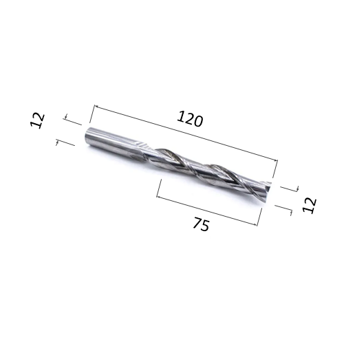 

Фреза спиральная двухзаходная DJTOL N2LX1275 для станка ЧПУ, N2LX1275