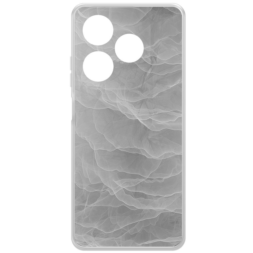 

Чехол-накладка Case Абстракт туман для ITEL P55, Прозрачный