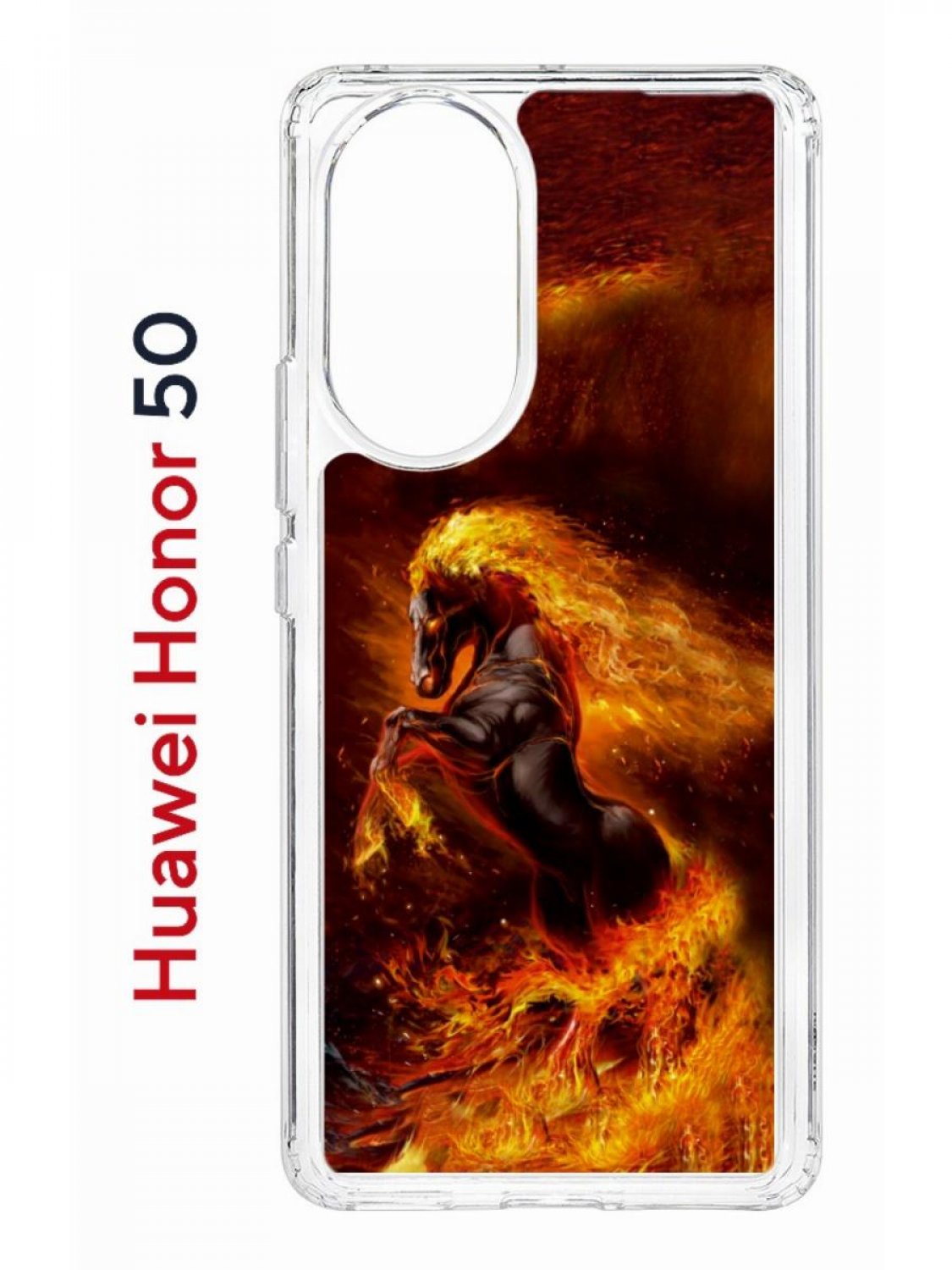

Чехол на Honor 50, Huawei Nova 9 с принтом Kruche Print Конь огонь, противоударный бампер, Прозрачный;коричневый;оранжевый;желтый, Хонор 50, Хуавей Нова 9