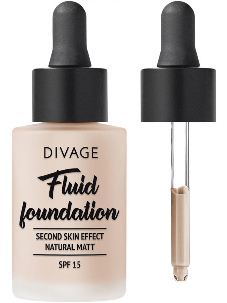 фото Тональный крем divage fluid foundation тон № 01w