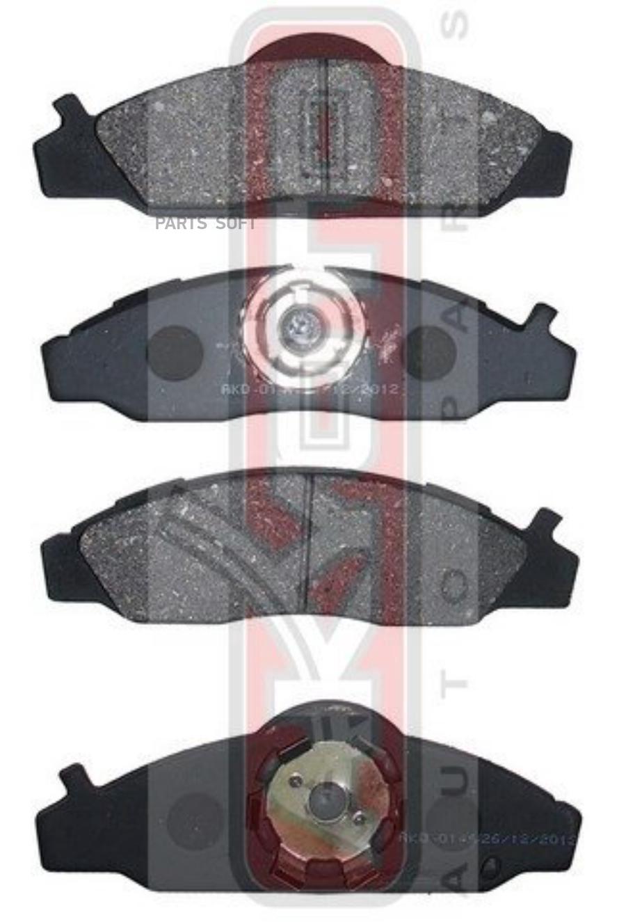 

Тормозные колодки Akyoto передние дисковые AKD0145
