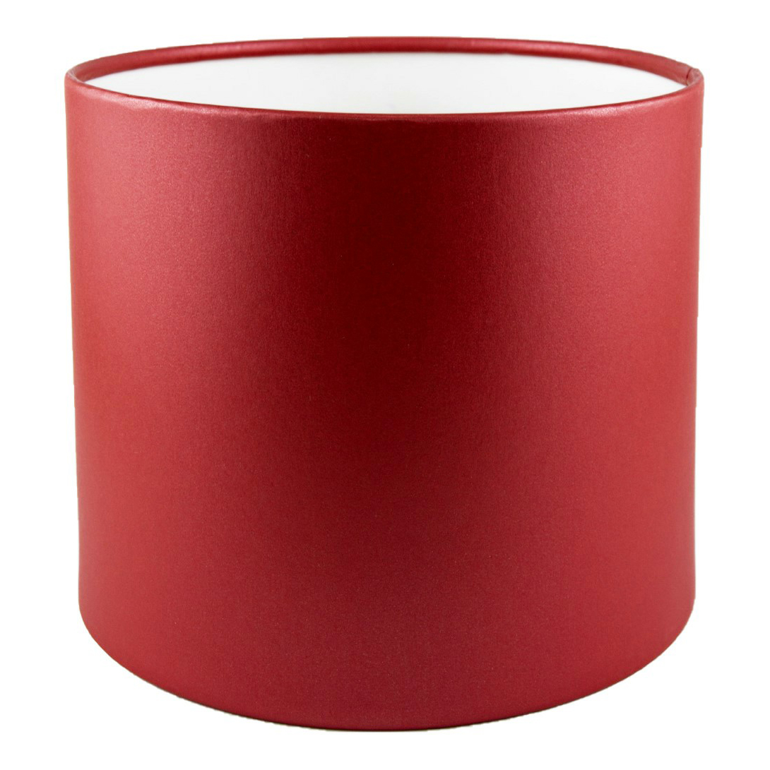 

Коробка 21 x 19 см без крышки круглая красная, Красный