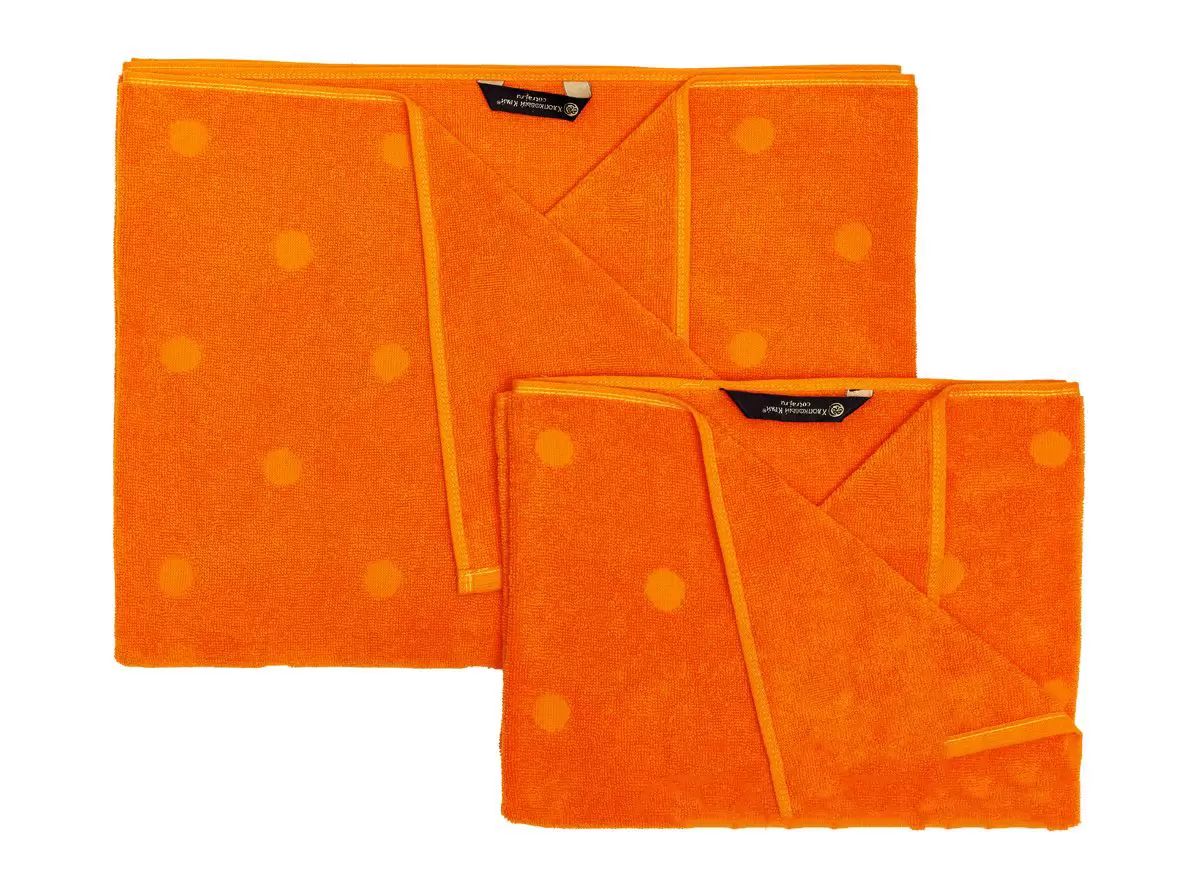 Полотенце для лица отельное (50100; махра 450гр) Бон пари оранж
