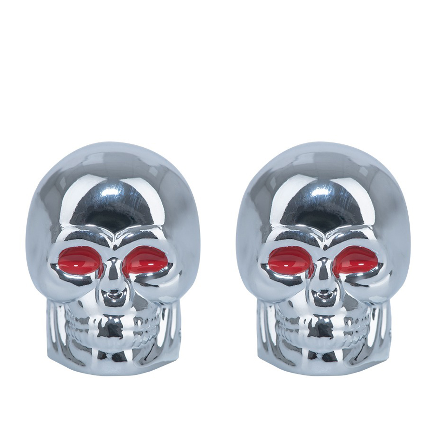 Колпачок Ниппеля Oxford 2023 Skull Valve Caps Silver