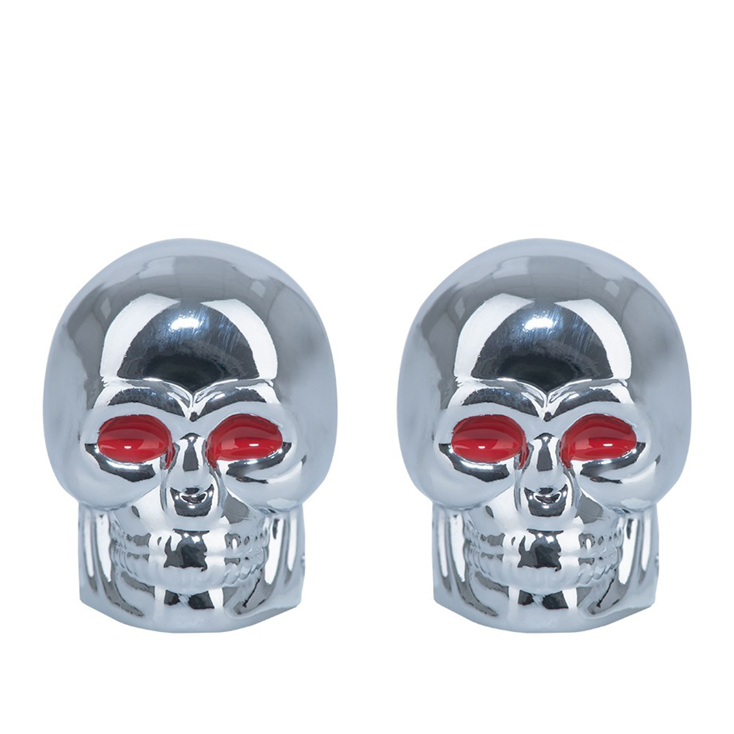 

Колпачок Ниппеля Oxford 2023 Skull Valve Caps Silver, Skull Valve Caps