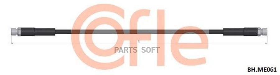 

Шланг Тормозной Передн Mercedes G (W461) 90- Cofle арт. 92.BH.ME061