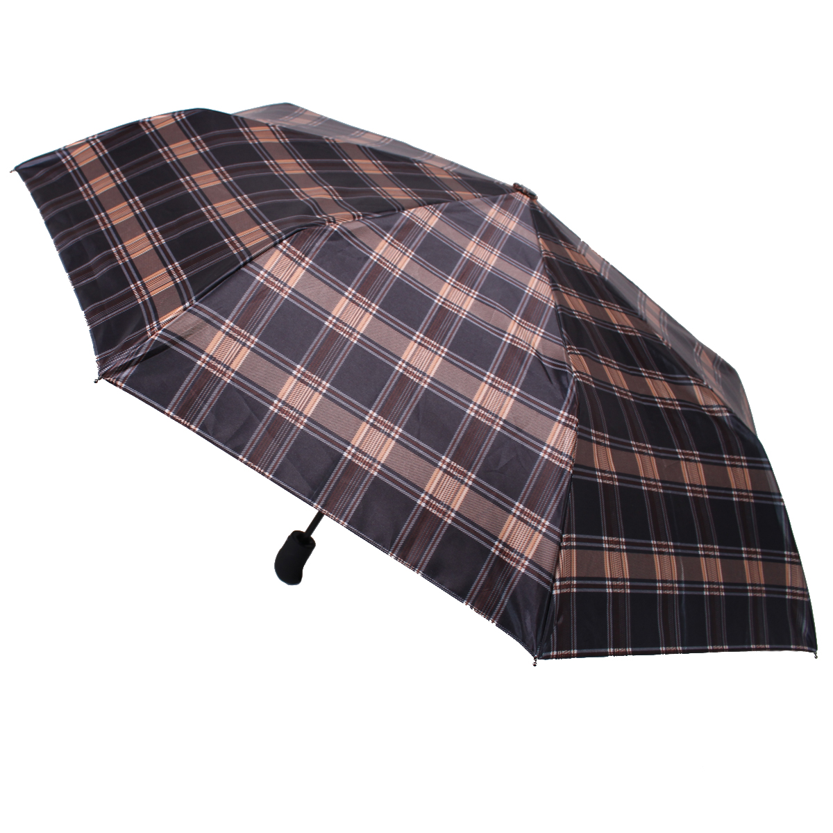 Зонт унисекс Zemsa 11218 коричневый