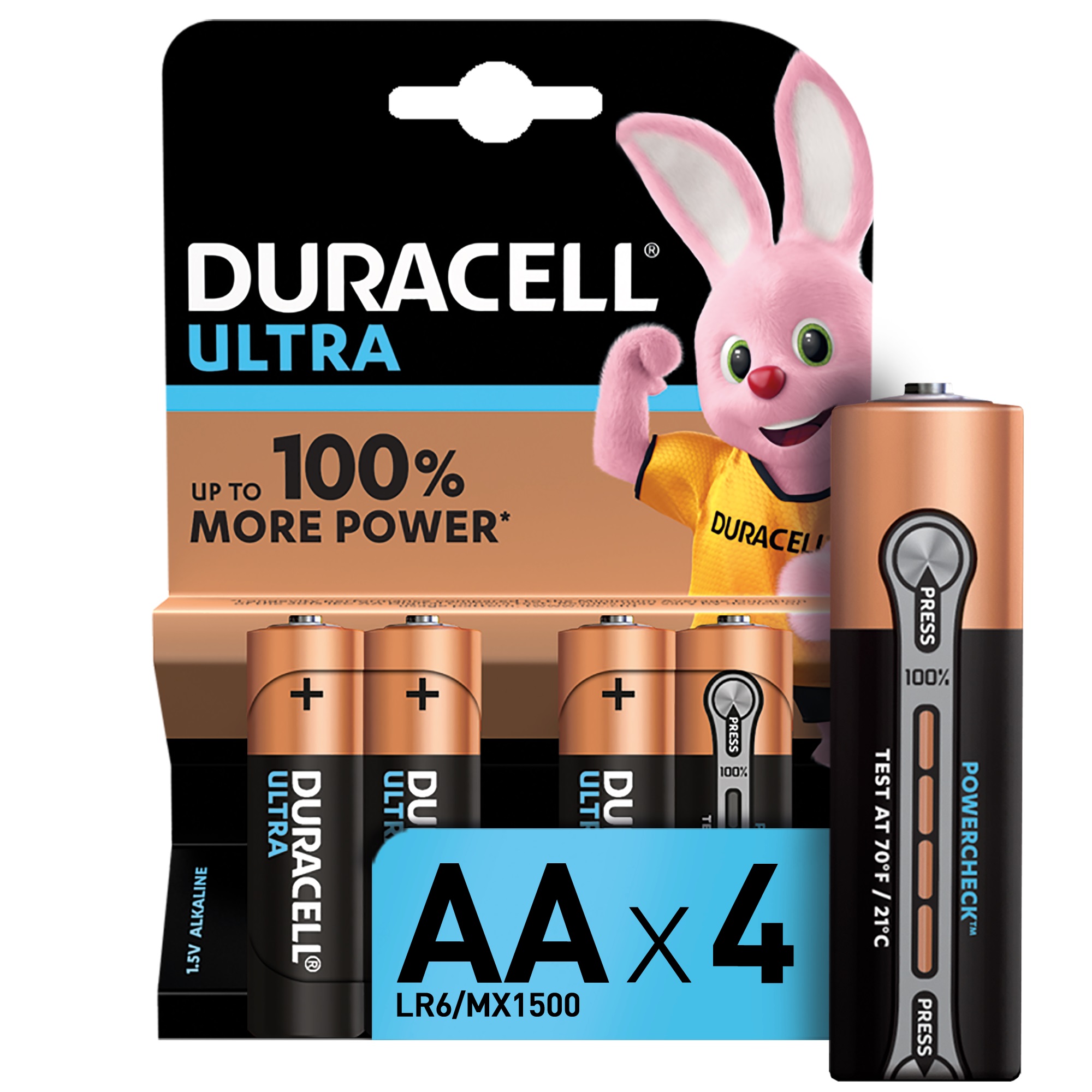 Батарейка Duracell Ultra Power LR6-4S 4 шт батарейки duracell aaa 1 5в 18 шт