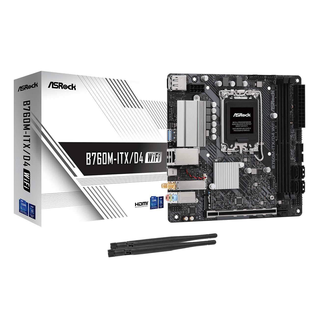 

Материнская плата ASRock B760M-ITX/D4 WIFI, B760M-ITX/D4 WIFI