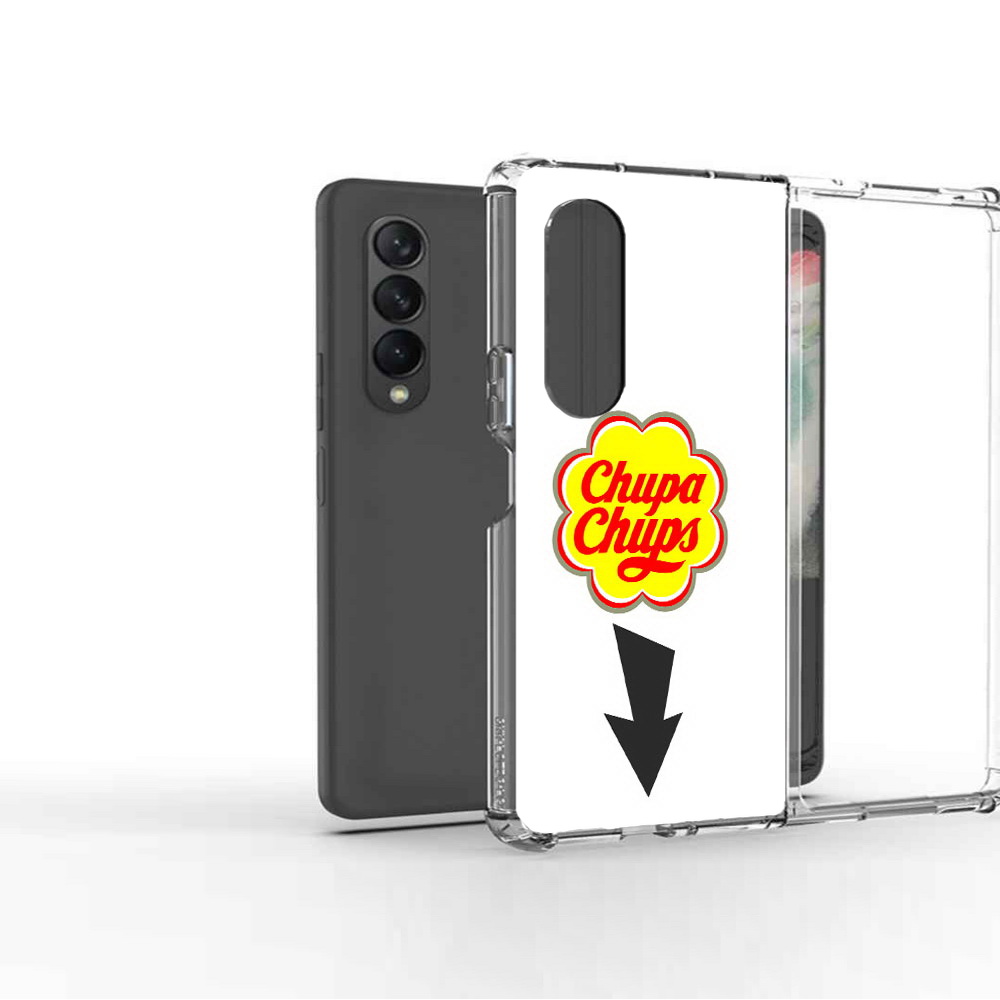 

Чехол MyPads Tocco для Samsung Galaxy Z Fold 3 чупа чупс, Прозрачный, Tocco