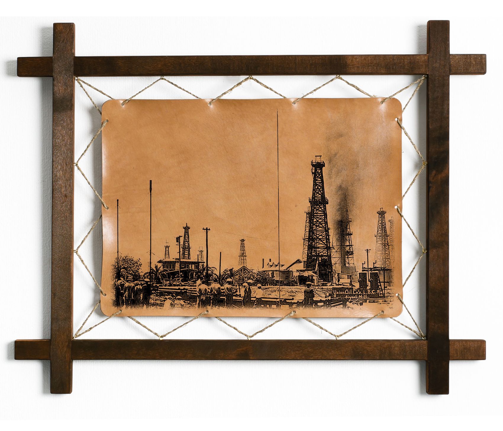 

Картина BoomGift Нефть, натуральная кожа, 995