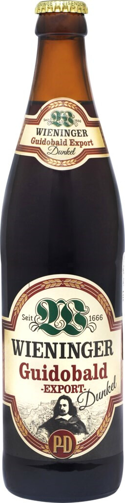 

Пиво Wieninger Guidobald Export Dunkel 0,5л, Темное
