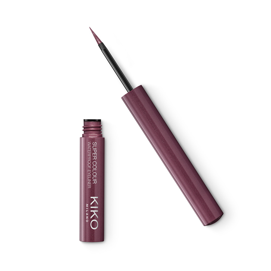 Подводка для глаз Kiko Milano Super colour waterproof eyeliner 07 Бордовый 1,7 мл жидкая подводка makeup revolution liquid eyeliner super flick rose gold