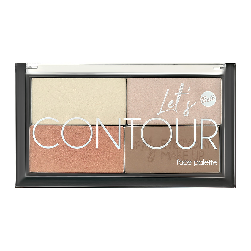 

Палетка для контуринга Bell LETS CONTOUR! FACE PALETTE тон 01