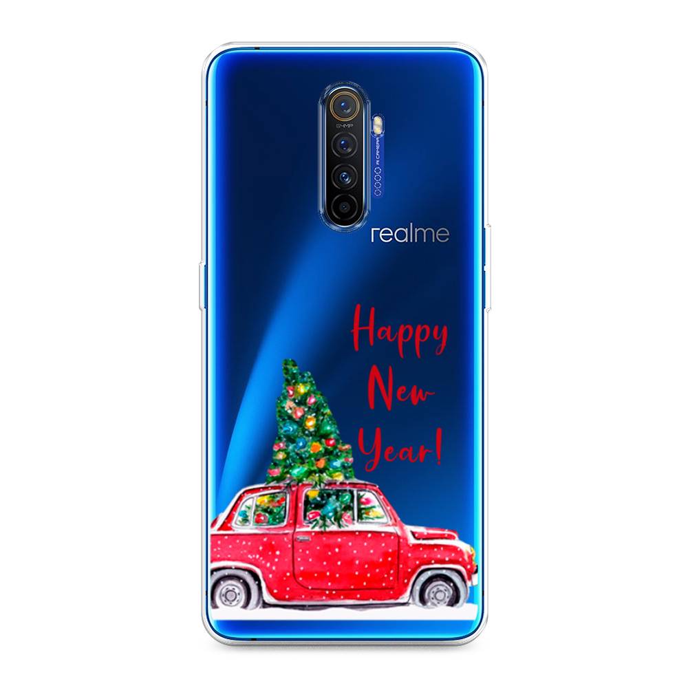 

Чехол на Realme X2 Pro "Happy New Year", Красный;зеленый, 251750-5