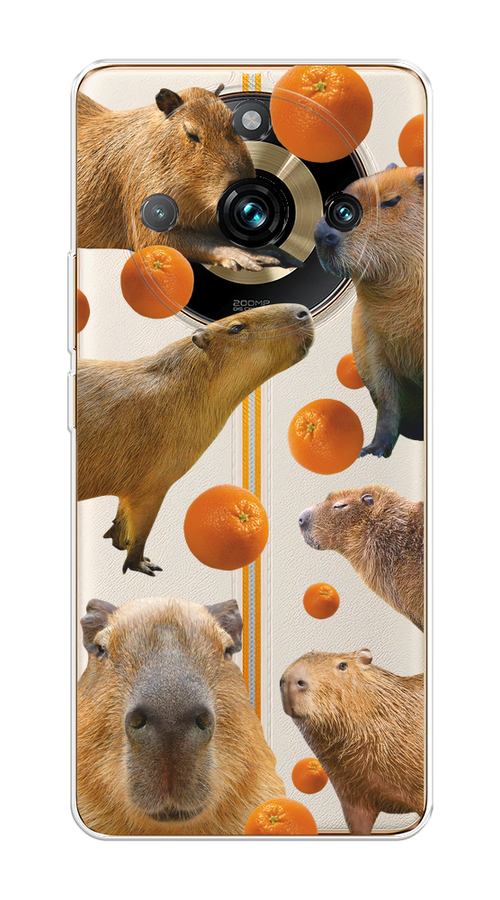 

Чехол на Realme 11 5G "Капибара и апельсины", 2514150-1