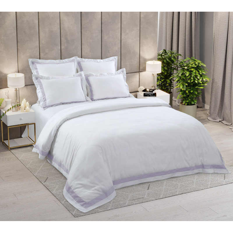 

Постельное белье Текс-Дизайн евро сатин (4 нав.) Аромат сирени (коробка) арт. L7358U, Аромат сирени