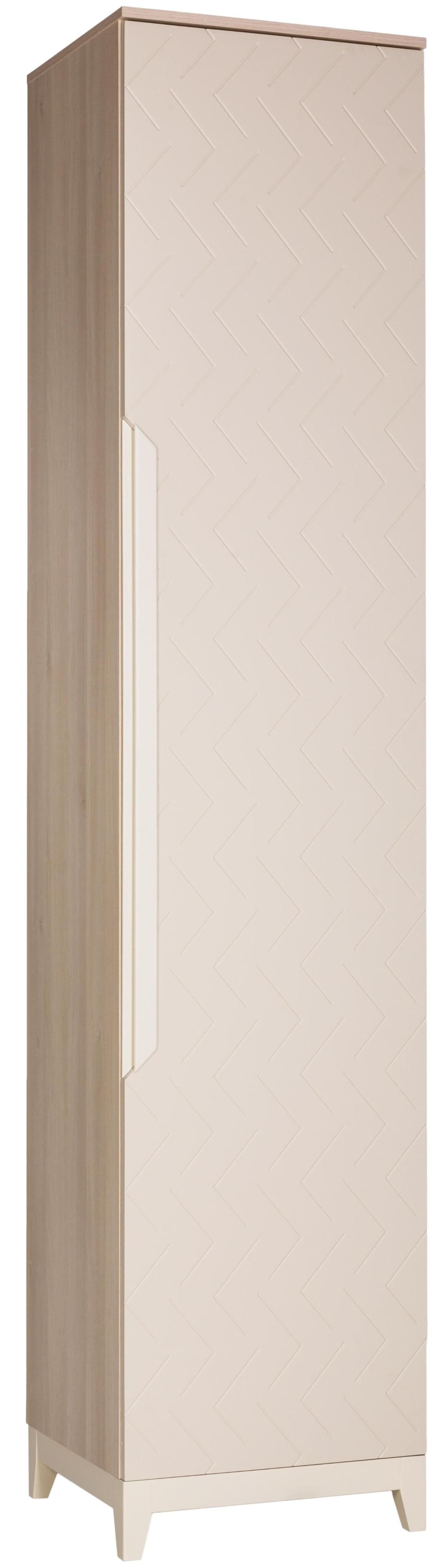 Шкаф Helvant одностворчатый универсальный Скандер  45 см Жемчужно-белый