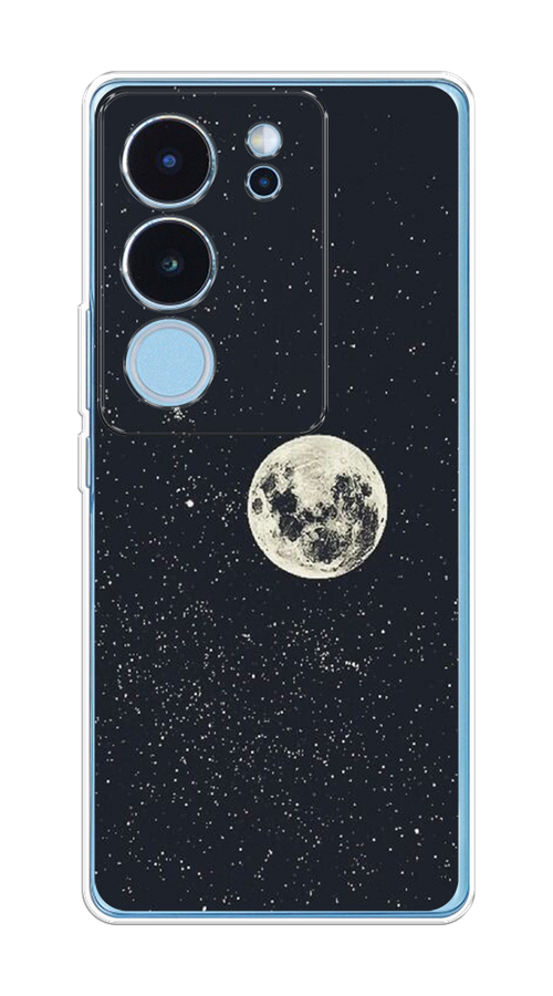 

Чехол на Vivo V29 "Полнолуние", Бордовый, 269350-1