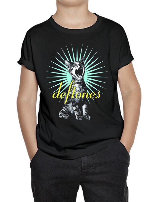 фото Футболка д/мальч. dreamshirts studio котик deftones г цв. черный р.98