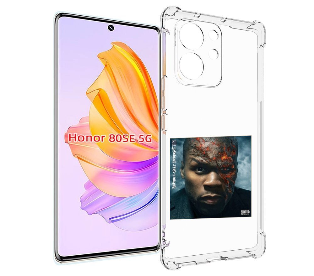

Чехол MyPads 50 Cent - Before I Self Destruct мужской для Honor 80 SE, Прозрачный, Tocco