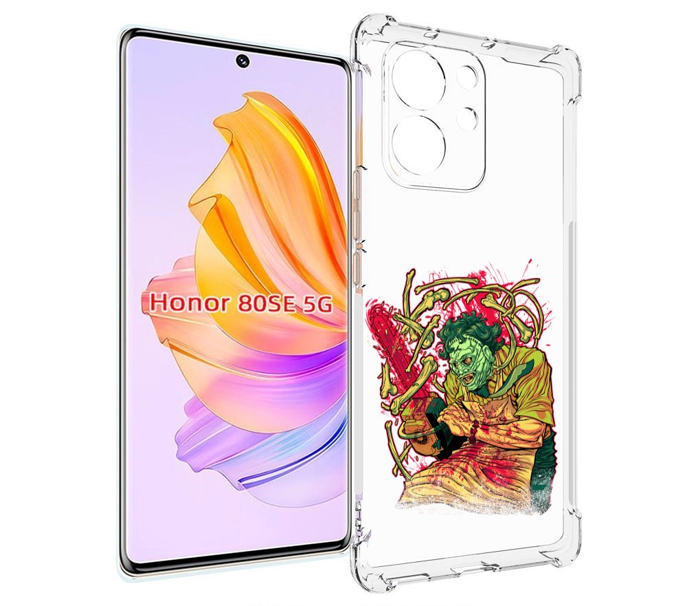 

Чехол MyPads яркий мясник для Honor 80 SE, Прозрачный, Tocco