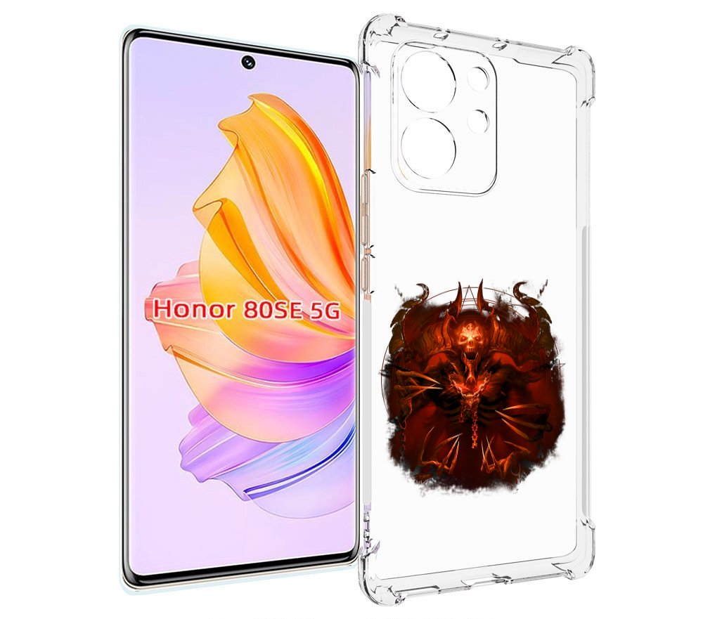 

Чехол MyPads яркий демон для Honor 80 SE, Прозрачный, Tocco