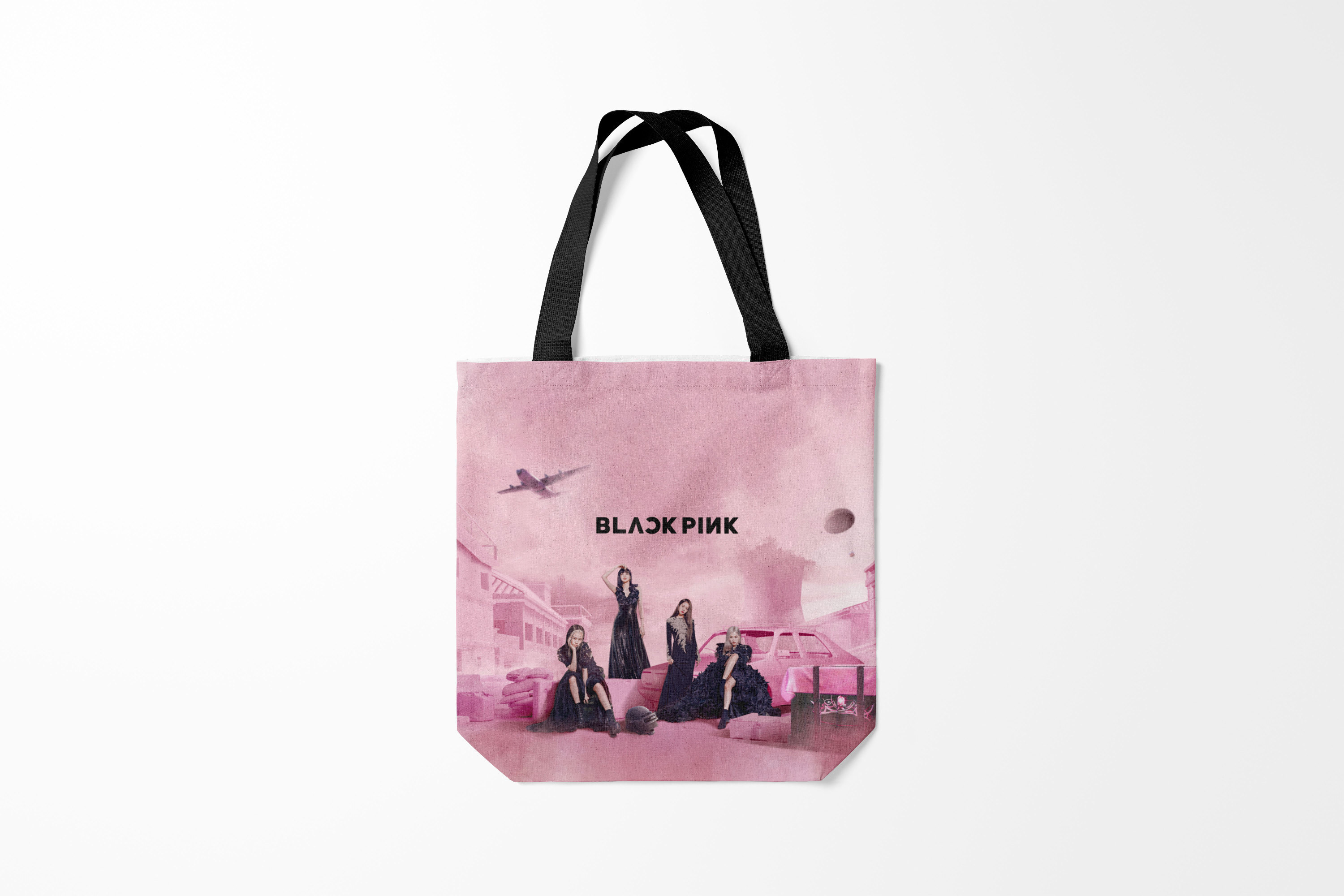 

Сумка шoппер унисекс Burnettie BLACKPINK x PUBG, розовый, BLACKPINK x PUBG