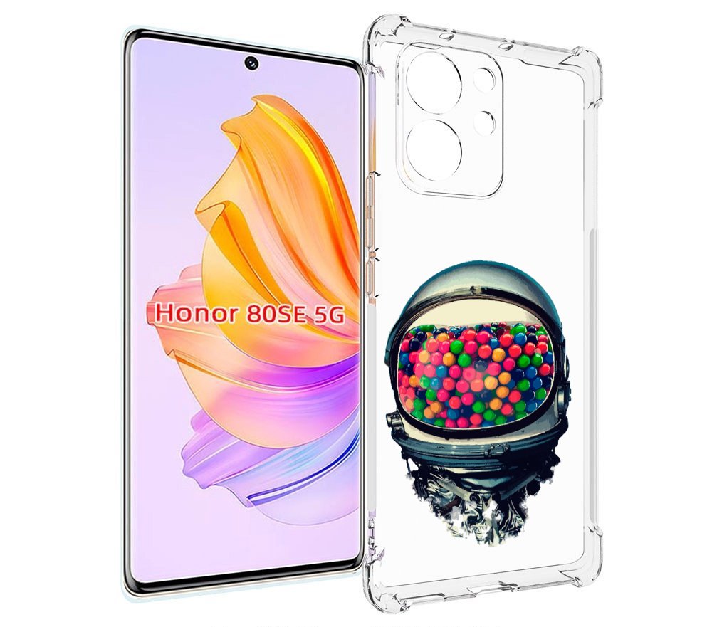 

Чехол MyPads шлем космонавта для Honor 80 SE, Прозрачный, Tocco