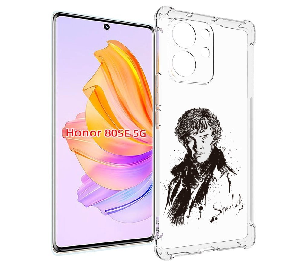 

Чехол MyPads шерлок холмс портрет для Honor 80 SE, Прозрачный, Tocco
