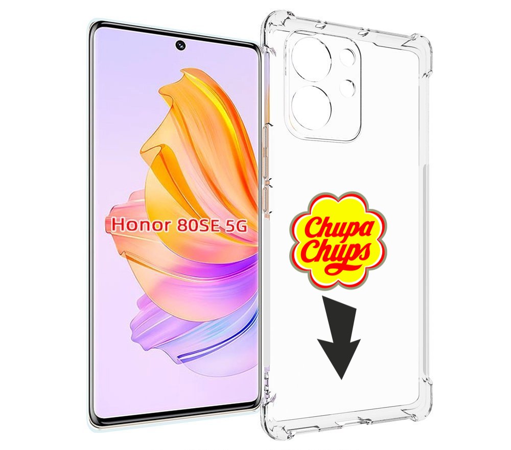 

Чехол MyPads чупа чупс для Honor 80 SE, Прозрачный, Tocco