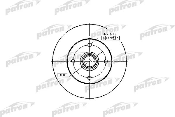 

Диск Тормозной Patron Pbd1529