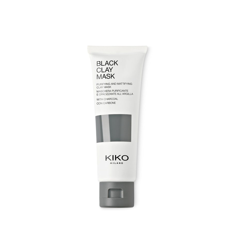 Маска из черной глины Kiko Milano Black clay mask 50 мл yellow clay mask маска из желтой глины