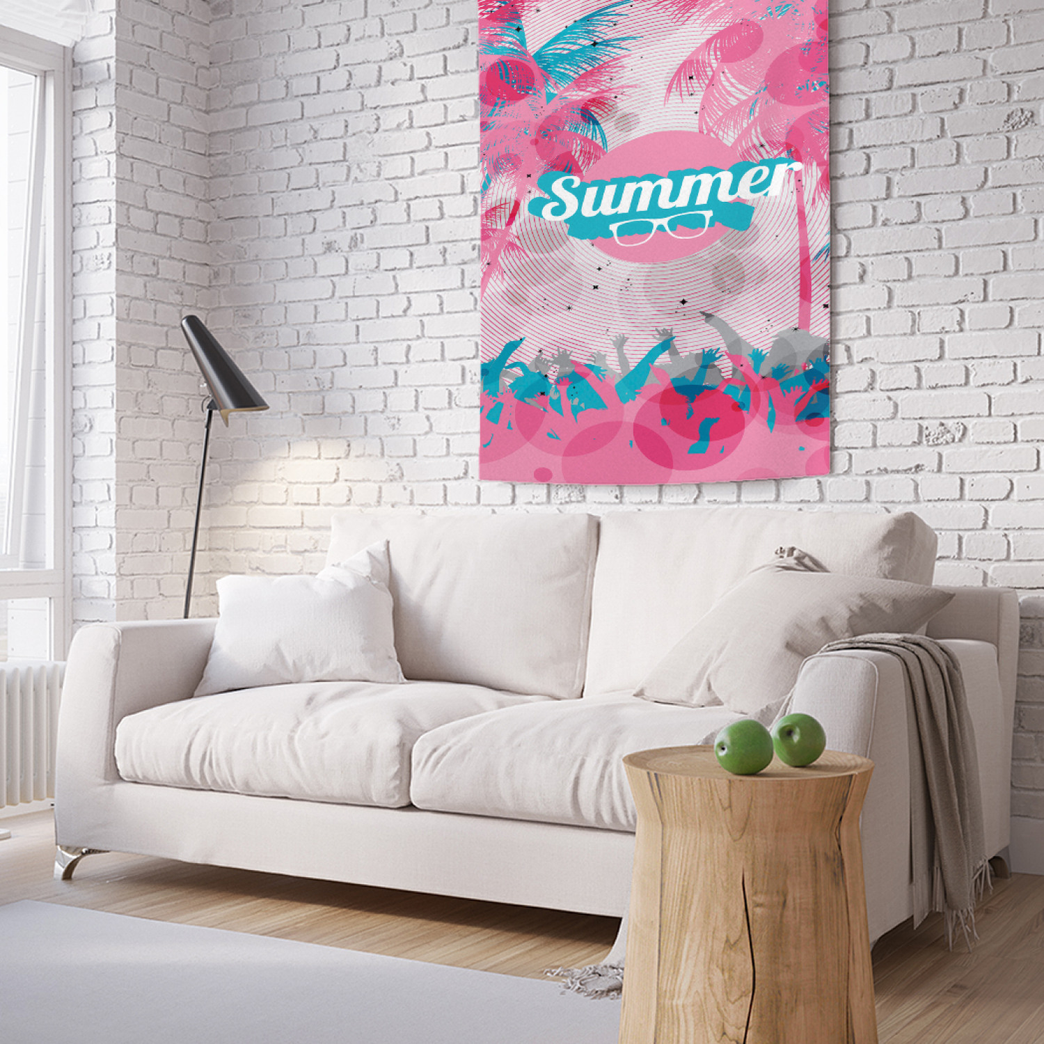 

Вертикальное фотопанно на стену JoyArty Тропическое лето 100x150 см, Тропическое лето