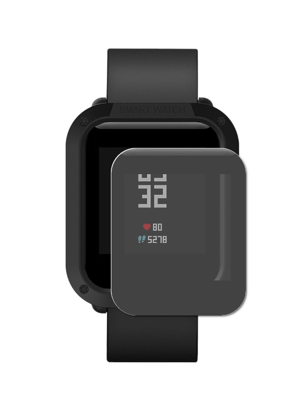 Защитное стекло Barn&Hollis для Amazfit BIP (3D) черное