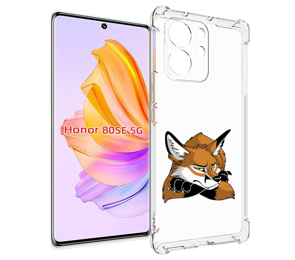 

Чехол MyPads фокс для Honor 80 SE, Прозрачный, Tocco