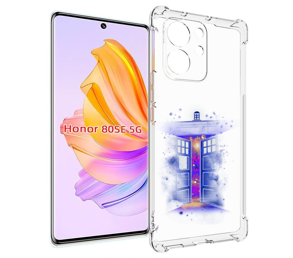 

Чехол MyPads фиолетовый уголок абстракция для Honor 80 SE, Прозрачный, Tocco