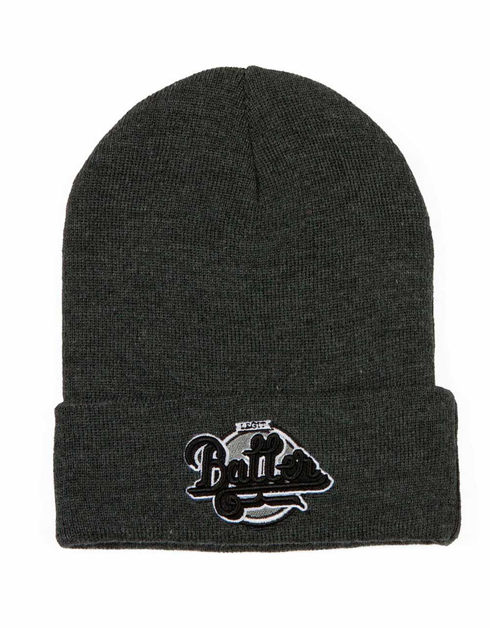 фото Шапка бини унисекс truespin plain baller beanie серый