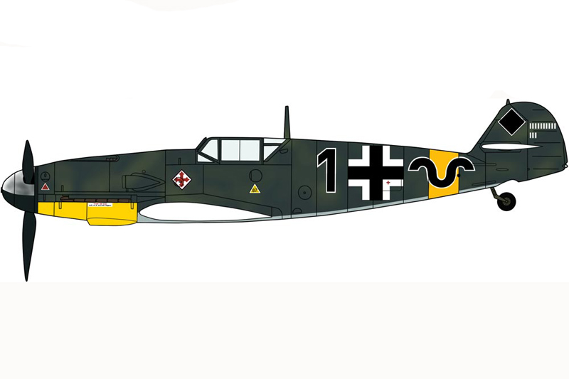 фото Сборная модель hasegawa messerschmitt bf109f-4 super experten limited edition