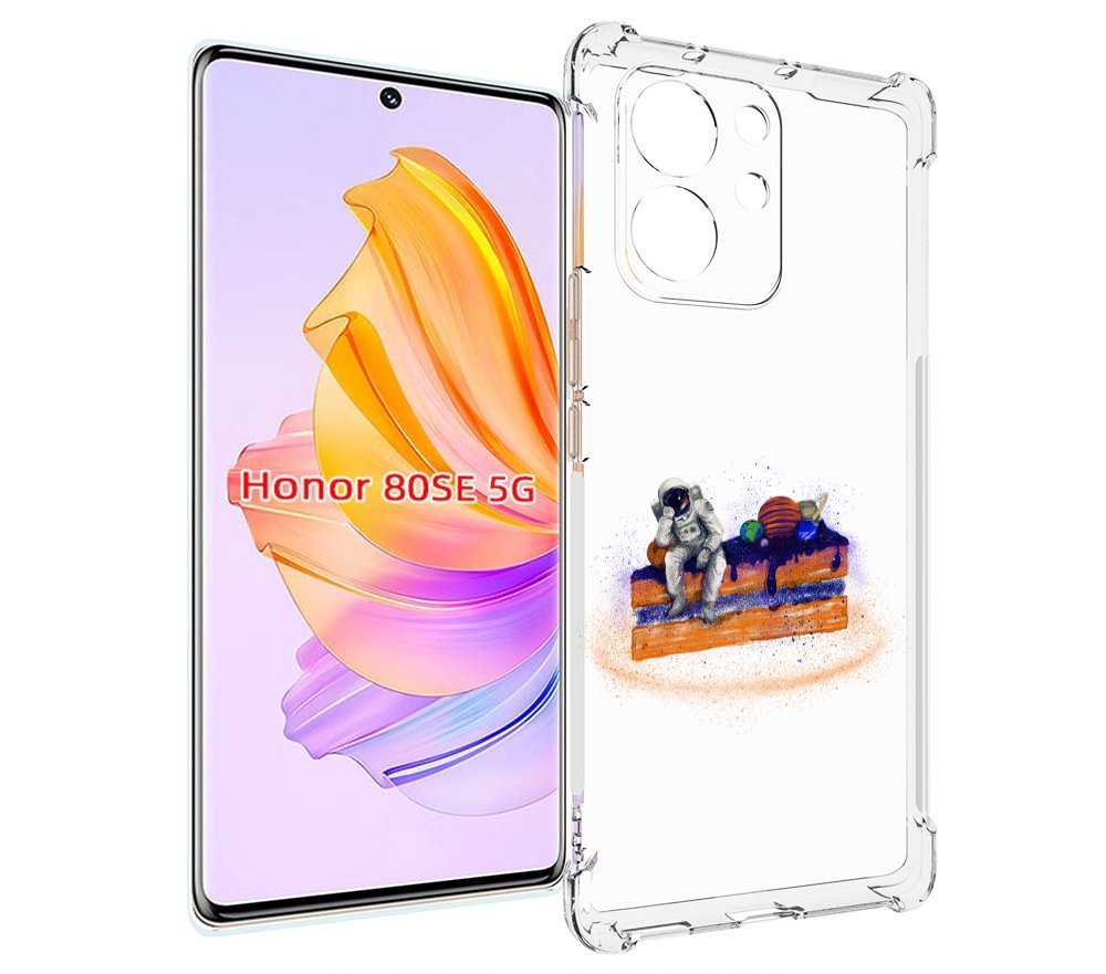 

Чехол MyPads торт с планетами для Honor 80 SE, Прозрачный, Tocco