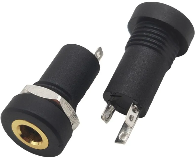 Разъем GSMIN C3, Mini Jack 3.5 мм, врезной, под пайку, 3 pin