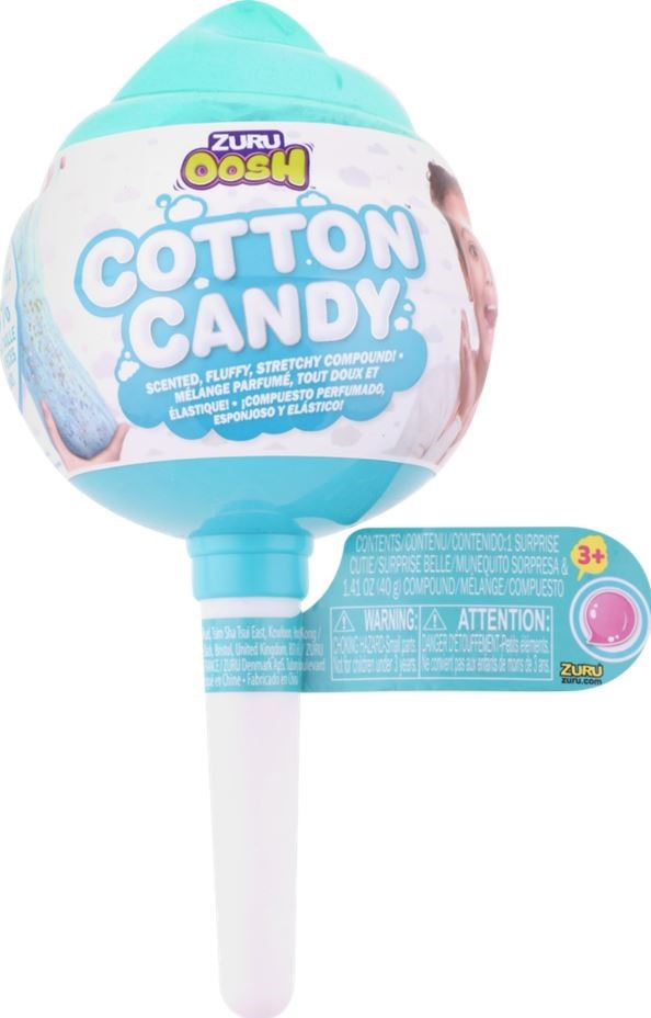 

Игровой набор Zuru Oosh Cotton Candy Конфета на палочке со сквишем 3 предмета Жвачка 8628S, Cotton Candy