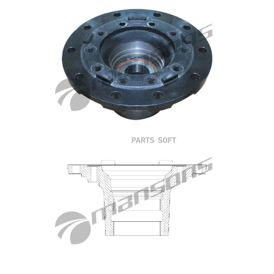 100.567Mns Ступица Передняя Scania 4-Serie Mansons 100567