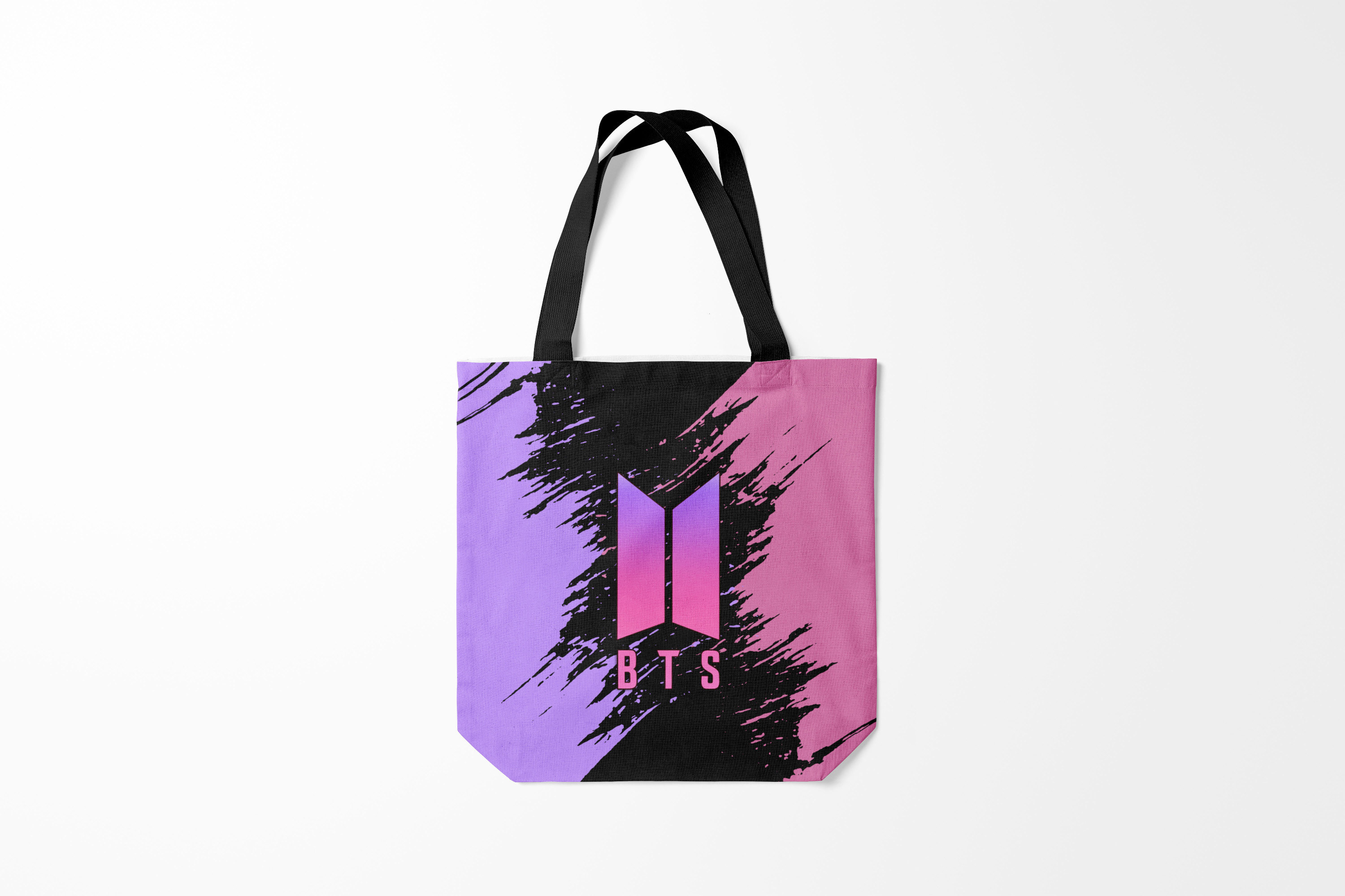 

Сумка шoппер унисекс Burnettie BTS, черный, BTS